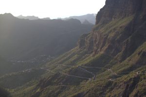 Ein kleiner Teil der Straße hinter Masca
