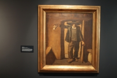 Das erste Bild der Eggers-Lienz Ausstellung ist schon eines der eindrucksvollsten.