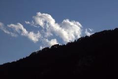 Blick vom Balkon