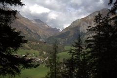 Blick nach Norden, das Tal herauf.