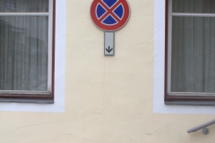 Halten verboten, genau hier.