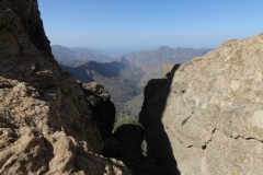 Blick vom Roque Nublo nach NW