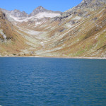 Auf der anderen Seite gibt es noch ein wenig Schnee.